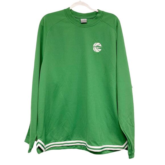 Vintage Y2K Nike Swoosh Embroidered Team Long Sleeve Shooting Jersey - Picture 1 of 7